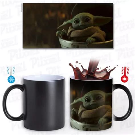 Taza Mágica Starwars Modelo 14 Baby Yoda Mandalorian Meses sin interés