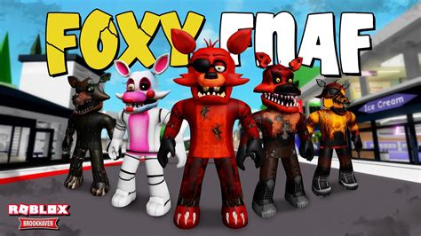 Aku Membuat Foxy Fnaf Di Brookhaven W Id Accessories Name Roblox