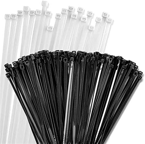 Amazon 4 Black Zip Cable Ties 1000 Pack 18lbs Tensile Strength