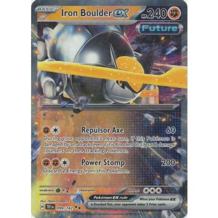 Iron Boulder Ultra Rare Scarlet Violet Temporal Forces Pokemon TCG