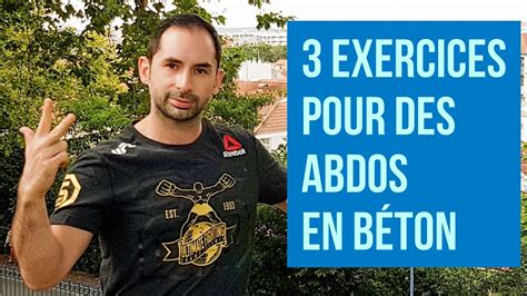 3 Exercices Pour Des Abdos En BÉton Youtube