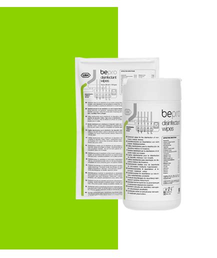 W H BePro Disinfectant Wipes Blaudental