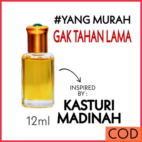 Kasturi Madinah 12ml Raudah Madinah Musk Minyak Wangi Kasturi Non