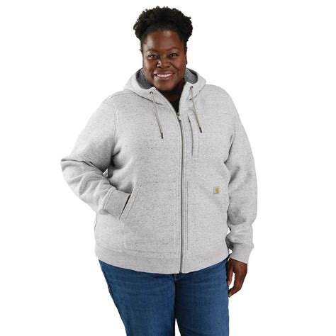 Carhartt Womens Sherpa Full Zip Casual Jacket Sportsmans Warehouse