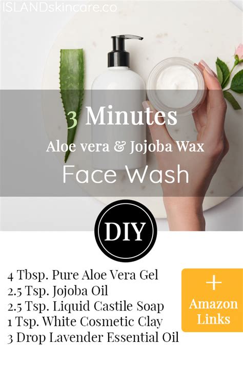 Diy 3 Minutes Aloe Vera Face Wash In 2020 Aloe Vera Face Wash Face