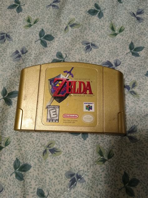 The Legend Of Zelda Ocarina Of Time N64 Gold Collectors Edition