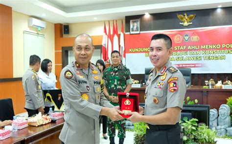 Polda Sulteng Gelar Rakor Netralitas ASN TNI Dan Polri Jelang Pemilu