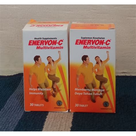 Jual Enervon C Botol Isi 30 Tablet Multivitamin Menjaga Daya Tahan