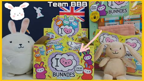 I Love Bunnies New Full Box Fuzzy Rabbit Cute Figures Collectibles