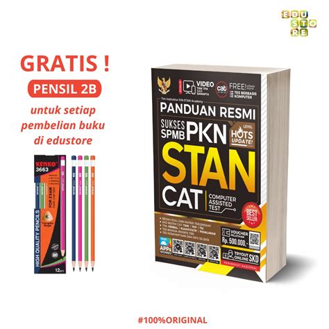 Jual Buku Stan Panduan Resmi Sukses Spmb Pkn Stan Cat