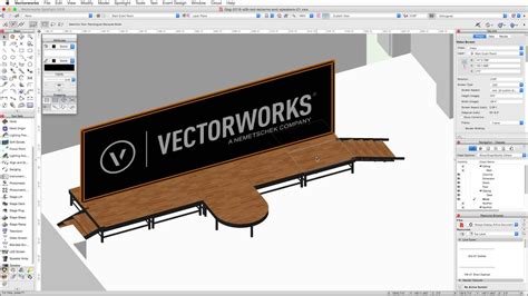 Gsg Vectorworks Spotlight 2016 06 Led Lecterns And Speakers Youtube