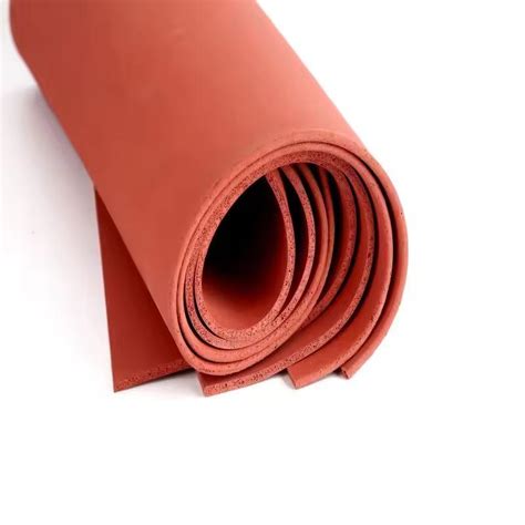 Foaming Silicone High Quality Sponge Red Silicone Rubber Sheet China