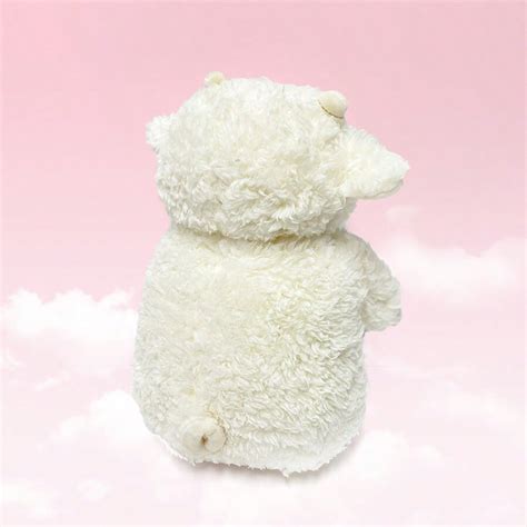 Miniso 1 pièce Peluche douce d agneau blanc animal en peluche