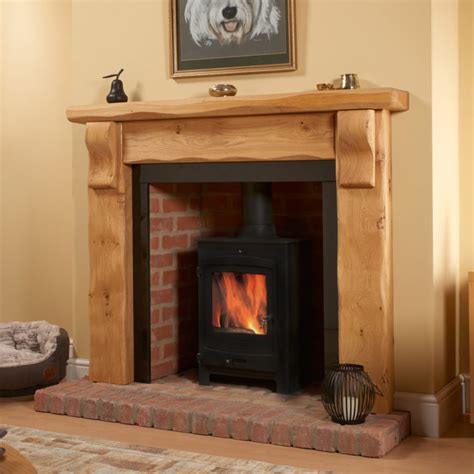 Fireplace Contemporary Wooden Fire Surround