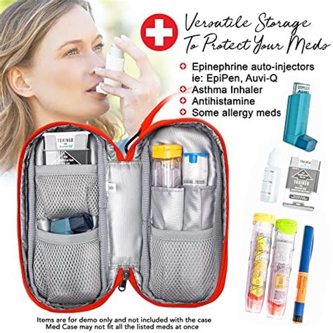 PRACMEDIC Étui de transport isotherme pour EpiPen peut contenir 2