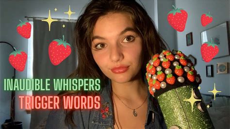 ASMR Inaudible Whispers And Trigger Words Wet And Dry Mouth Sounds