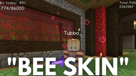 Tubbo Gets A Bee Skin Origins Smp Youtube