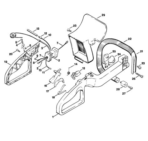 Stihl Hs Handle Lawn Turfcare Machinery Parts