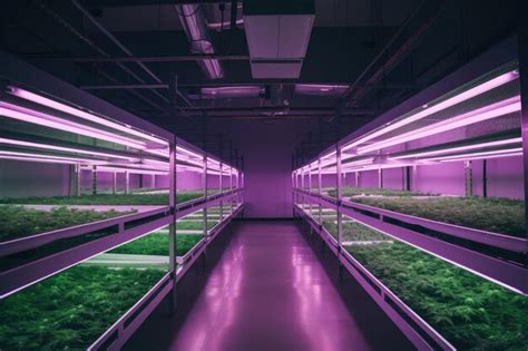 Premium AI Image | Hightech grow room with advanced lighting and ...