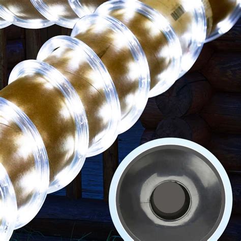 Tube Lumineux Extérieur LED Guirlande Lumineuse Décoration et Adapteur