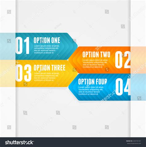 Vector Colorful Text Boxes Infographics Options Vector De Stock Libre