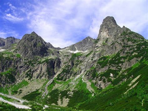 Montagne De La Slovaquie D Hiver Bas Tatras De Chopok Image Stock