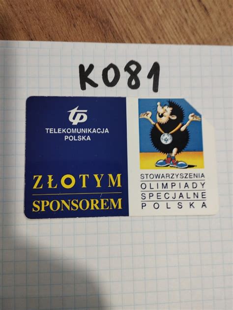 Karta telefon magnetyczna olimpiady specjalne c 2 Tuszów Narodowy