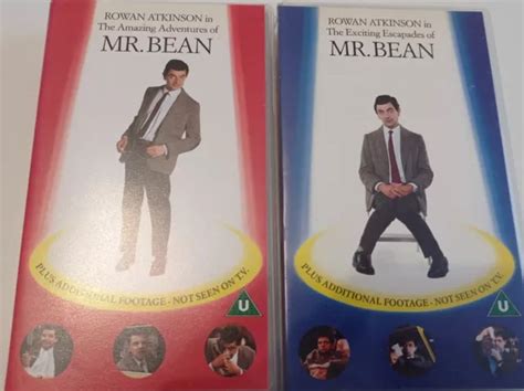 2 MR BEAN VHS Videos 1991 With UNSEEN FOOTAGE And Pilot Episode