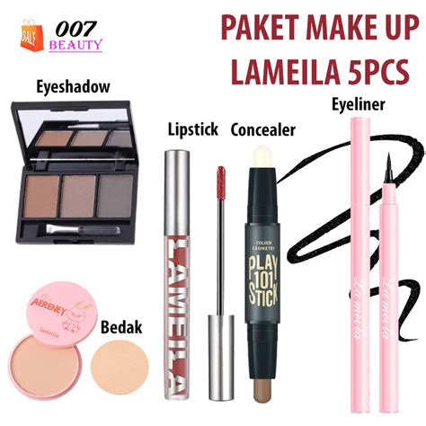 Jual Paket Make Up Lameila In Set Makeup Pemula Lengkap Kecantikan