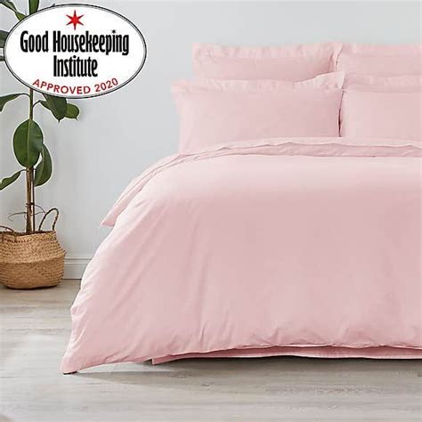 Non Iron Plain Dye Dusky Pink Duvet Cover Dunelm Velvet Bedding Sets