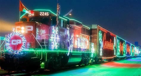 Canadian Pacific Holiday Train Stopping Near Milwaukee