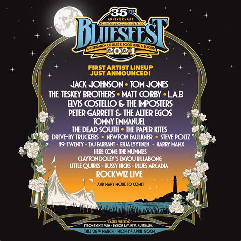 Bluesfest 2024 First Line Up Announcement