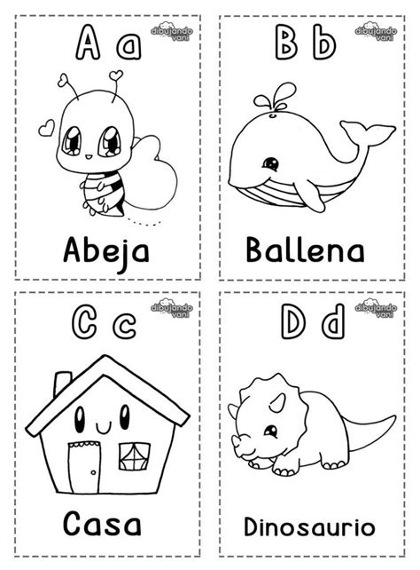 Abecedario Con Dibujos Para Imprimir