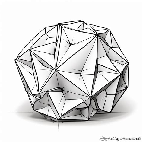 3d Geometric Design Coloring Pages - Free & Printable!