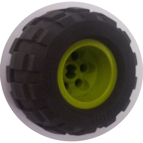 LEGO Lime Wheel 43.2 x 28 Balloon Small with Tyre 43.2 x 28 Balloon ...