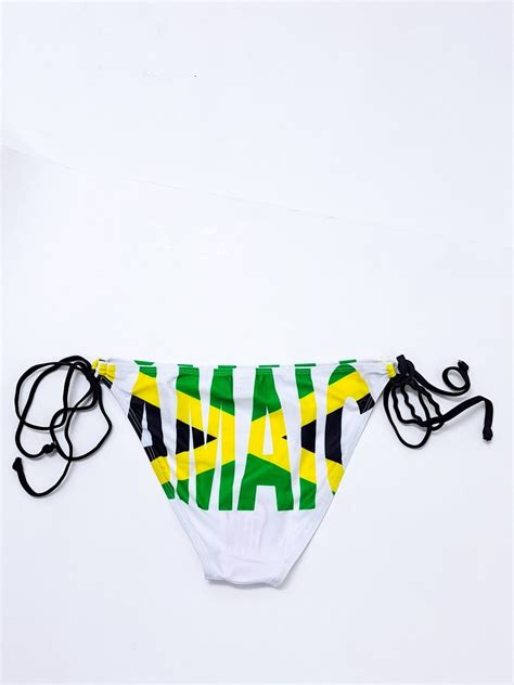 Jamaican White Flag Bikini 876 Worldwide