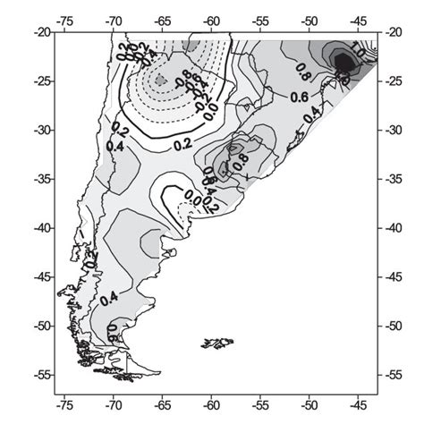 Differences In Decadal Mean Temperatures In °c Between 1981 90 And