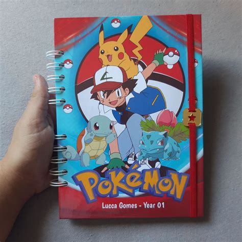 Agenda Escolar Pokemon Elo Produtos Especiais