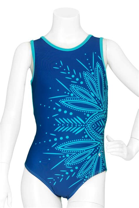 Mandala Turquoise Leotard Leotards Gymnastics Leotards Gymnastics