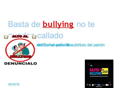 Calaméo Basta de bullying no te quedes callado