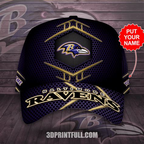 Custom Name Baltimore Ravens D Nfl Classic Cap Homefavo