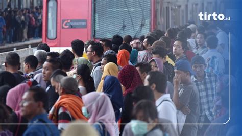 KAI Catat 5 975 Penumpang KRL Turun Di Stasiun BNI City Hari Ini