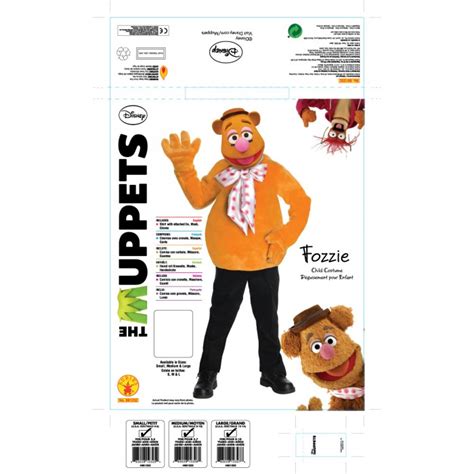 GeeksHive: 28365 The Muppets Fozzie The Bear Costume - Small - Boys ...