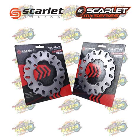 Jual PIRINGAN CAKRAM DISC BRAKE SET DEPAN BELAKANG PCX 150 NMAX SCARLET