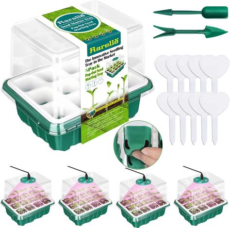 Amazon Hoss Heavy Duty Seed Starting Trays Pack Cell