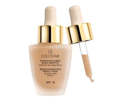 Сияющий тональный крем Collistar Serum Foundation Perfect Nude SPF 15