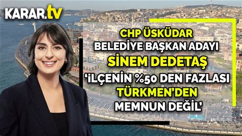 Elif Ak R Ve Y Ld Ray O Ur Soruyor Chp Sk Dar Belediye Ba Kan Aday