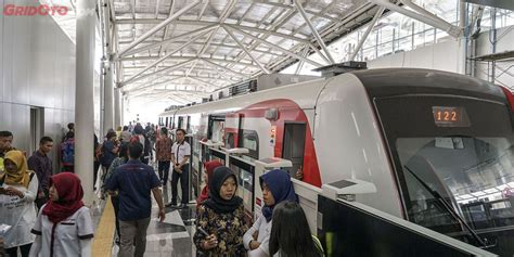 Uji Coba LRT Jakarta Dari Stasiun Velodrome Rawamangun Sampai Kelapa