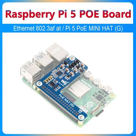 Raspberry Pi Poe Mini Hat G Expansion Board V Power Over Rj