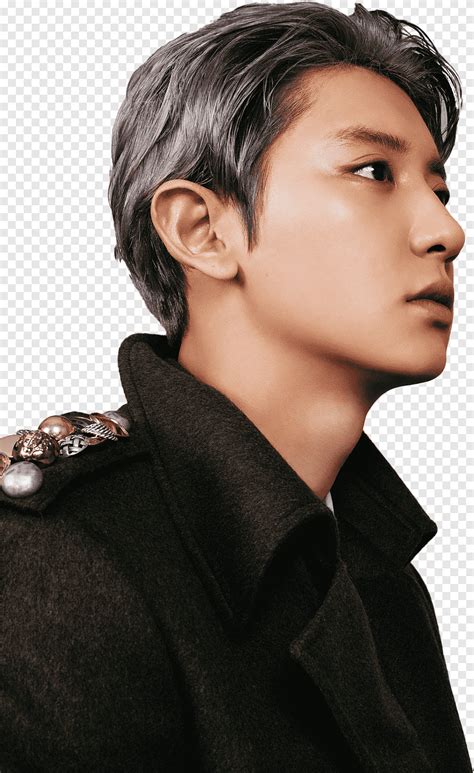 Chanyeol EXO DMUMT Man In Black Collared Top Png PNGEgg